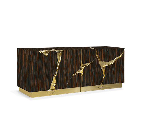Buffet Opulent Brun & Or