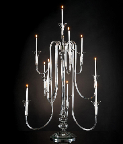 Candélabre en verre Octopus