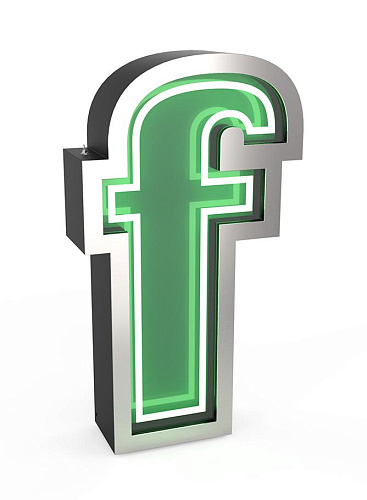 Lettre Lumineuse Fancy F