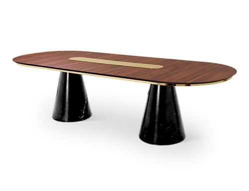 Table de Cuisine et de Salle à Manger Ovale Bertoia