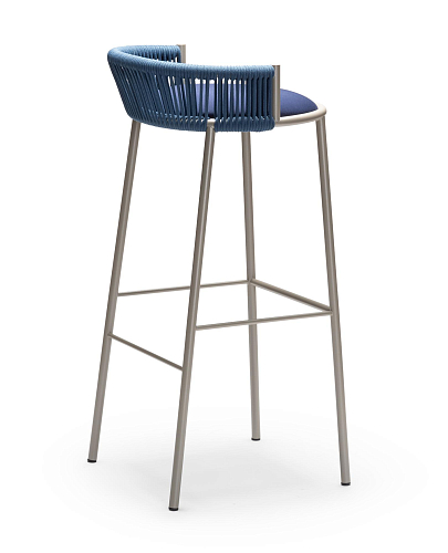 Tabouret de Bar d'Extérieur Millie SG-80 Bleu