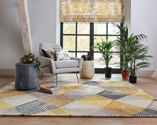 Tapis Rhythm Safran 40906
