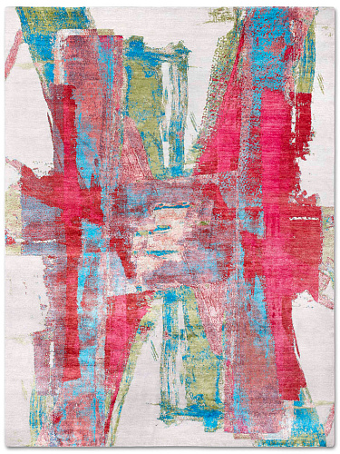 Tapis No. 10 "Jour de Plage" sur Gris Clair