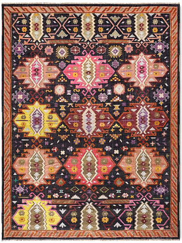 Tapis de luxe fait main Tissage Plat