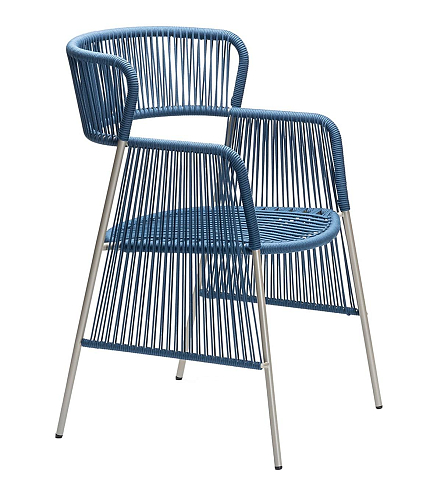 Chaise d'Extérieur Altana Bleue