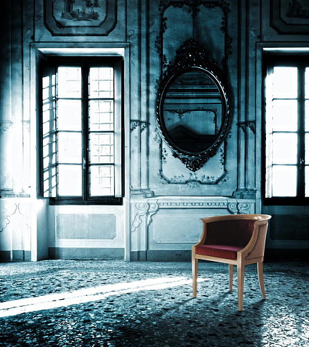 Chaise Roberta avec accoudoirs