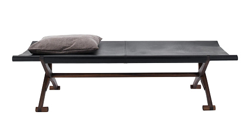 Banc En Cuir Givré Branda