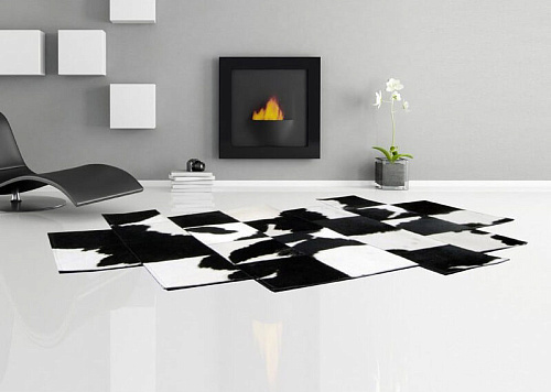 Tapis Pixel Noir & Blanc