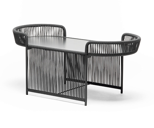 Table Basse de Jardin Ovale Anthracite Altana OV