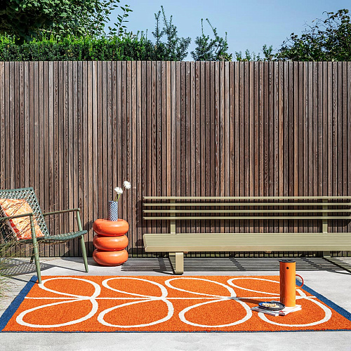Tapis Tige Linéaire Orange Extérieur
