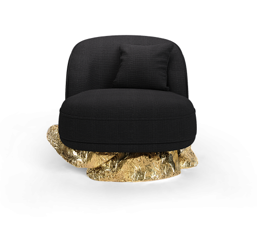 Fauteuil Angora Baltic Noir