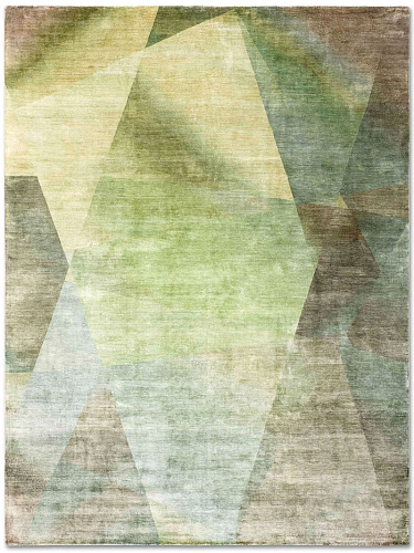 Tapis noué main de luxe Crystal