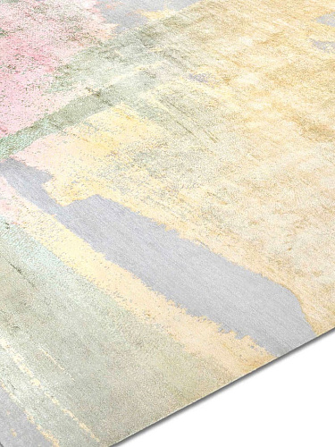 Tapis tissé main Soleil Pastel