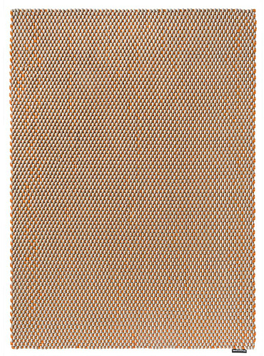 Tapis d’extérieur Dentelle Tricolore Blanc/Sable/Mangue