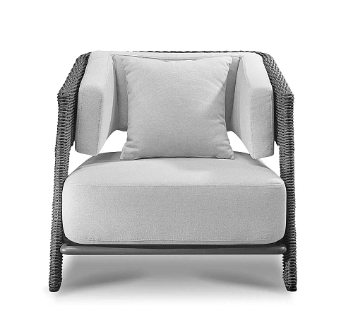 Fauteuil Gris Crown