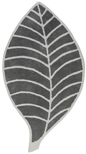 Tapis Leaf Grey/Ivory
