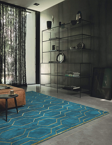 Tapis Arris Bleu Sarcelle 37307