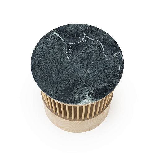Table d'Appoint En Marbre Canestro