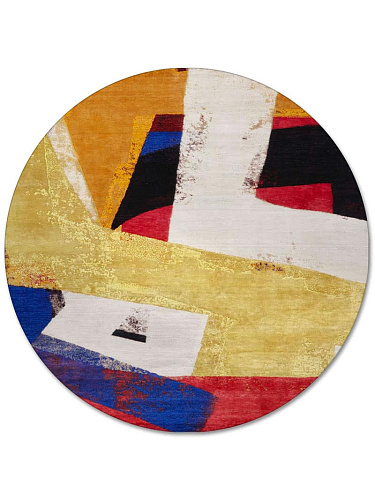 Tapis rond tissé main Original