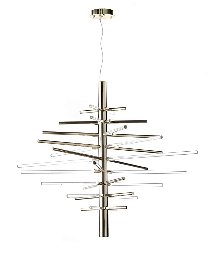 Lustre Twist en Verre Doré