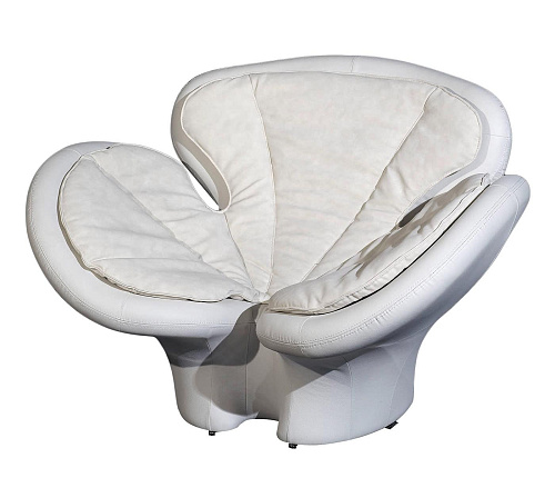 Fauteuil lounge Pansé blanc