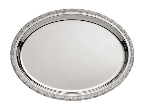 Plateau Ovale Argenté Royal Silver