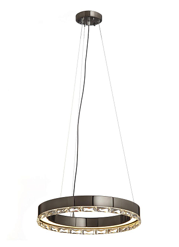 Suspension Anneau LED Asfour Nickel Foncé
