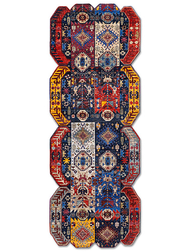 Tapis fait main de luxe Multiforme
