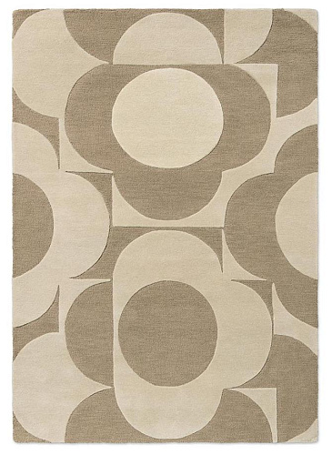Prism Flower Mushroom / Ecru Tapis