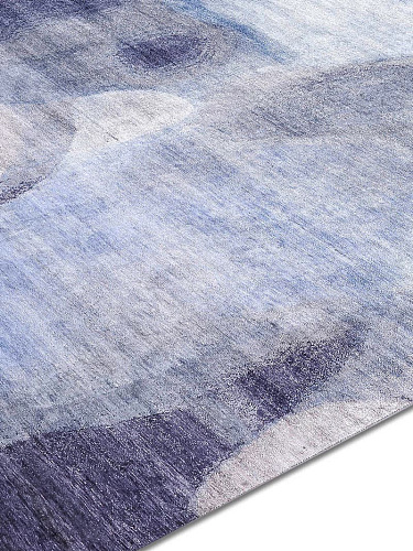 Tapis No. 02 Bleu/Gris