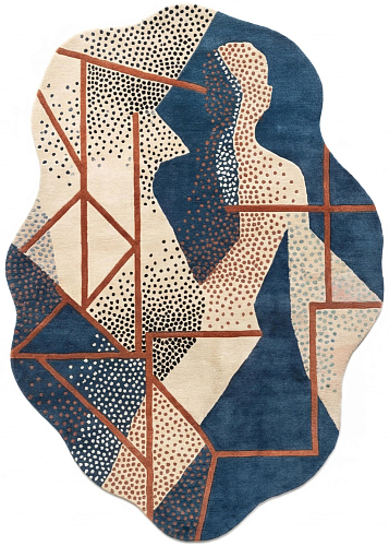 Tapis contemporain Figurative Mosaic