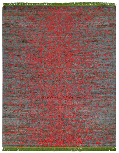 Tapis Milano Radi Stomped Rouge Vert