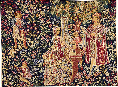 Tapisserie Dame à l’Orgue sans Bordure