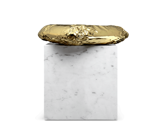 Table d’Appoint Carrara Megalith