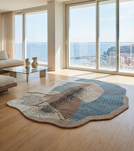 Tapis de luxe Textured Figure Cut