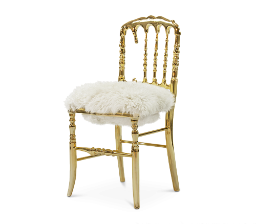 Chaise Luxe en Fourrure Empyrean