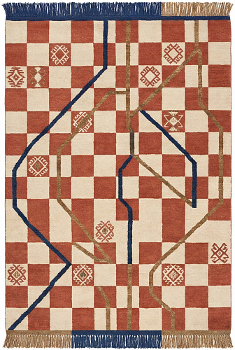 Tapis Checker Terra