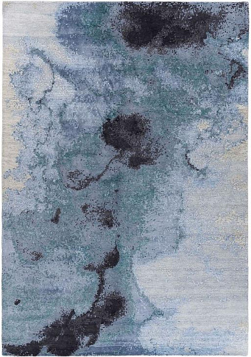 Tapis Abstrait Bleu