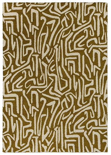 Tapis Mélodique Ocre/Or Extérieur