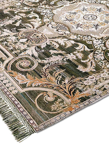 Tapis Aubusson No. 03 Original sur Mélange Vert