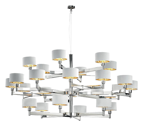 Lustre Contemporain en Nickel Poli