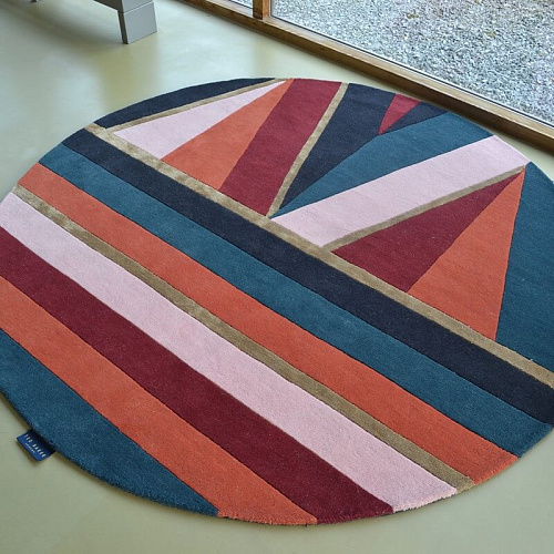 Tapis Rond Sahara Bourgogne 56105