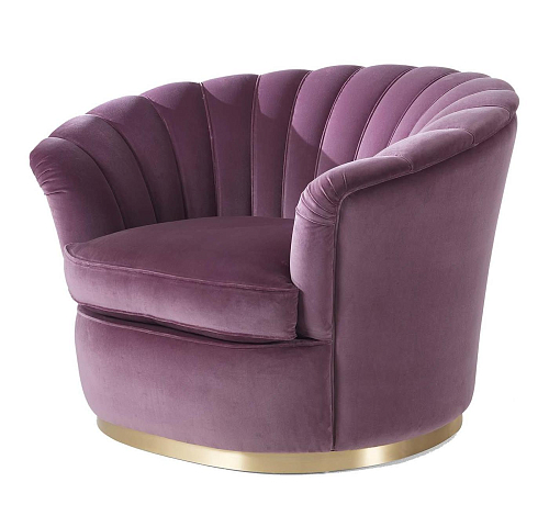 Fauteuil Miller prune