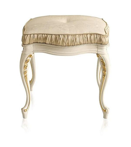 Tabouret Classique Beige / Or