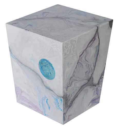 Table d'appoint Bleue et Rose