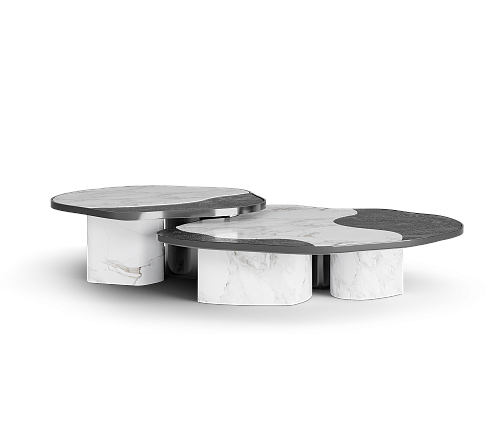 Set Tables Athena Calacatta & Onyx