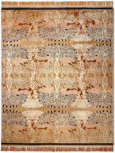 Tapis tissé main Cerf Doux