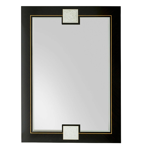 Miroir mural Ebony en laiton