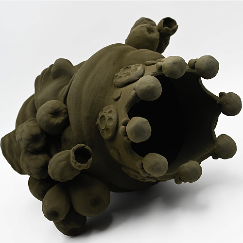 Sculpture Tête De Maure Marron