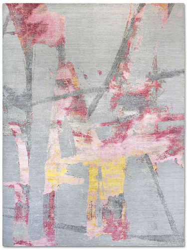 Tapis Arizona No. 03 Original sur Gris Clair